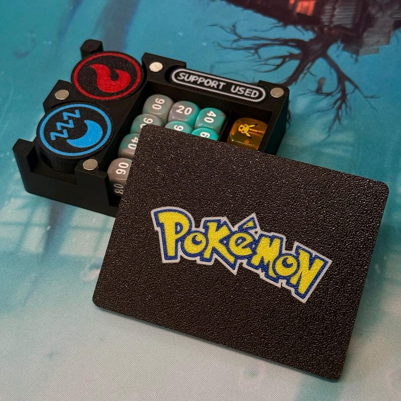 TCG Ability Tokens with Case product photograph