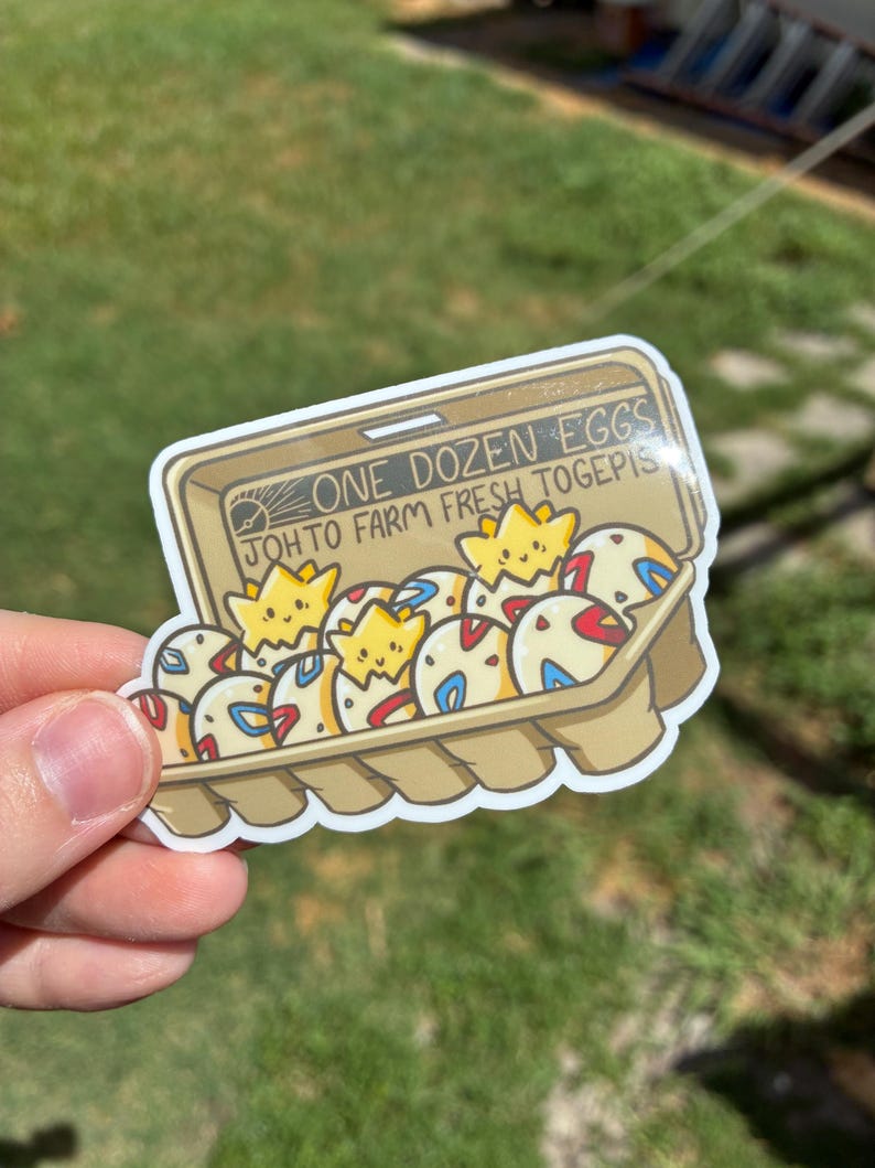 Carton of Togepis Sticker