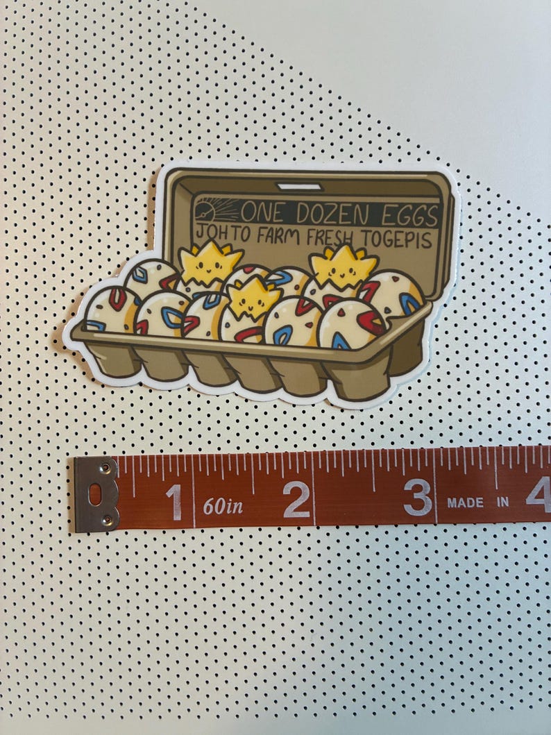 Carton of Togepis Sticker product photograph