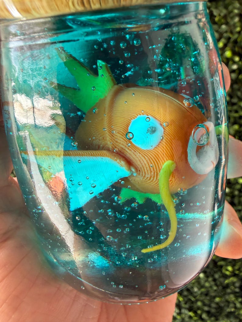 Magikarp fish in a glass bottle product view 5