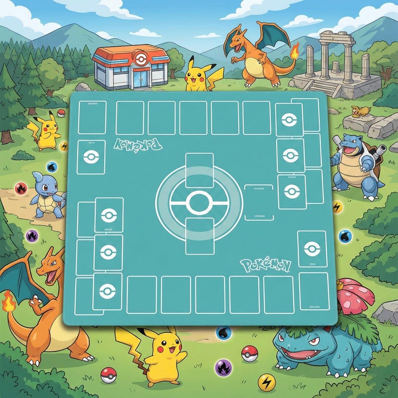 Two-Player TCG Battle Mat product photograph