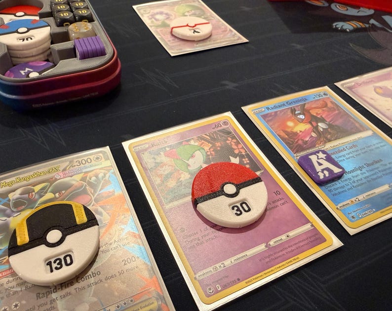 TCG Damage Counter & Token Set product photograph