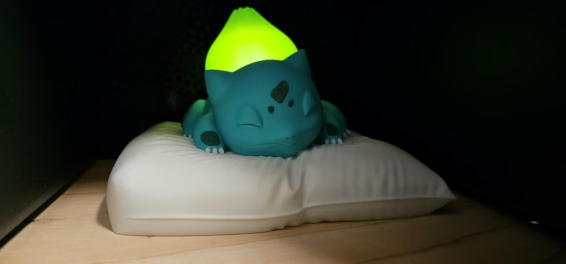 Sleeping Bulbasaur Pillow Night Light product photograph 8