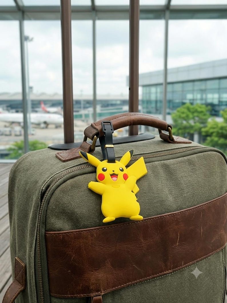 Pocket Monster Luggage Tag product photograph