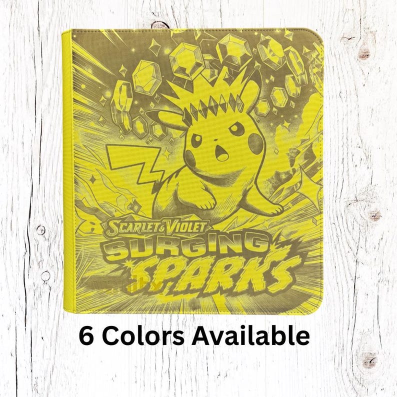 Surging Sparks 12-Pocket Binder