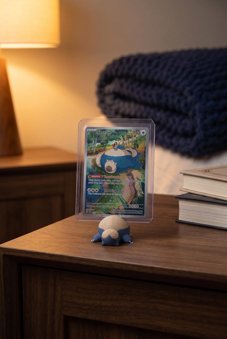 Snorlax Trading Card Display Stand