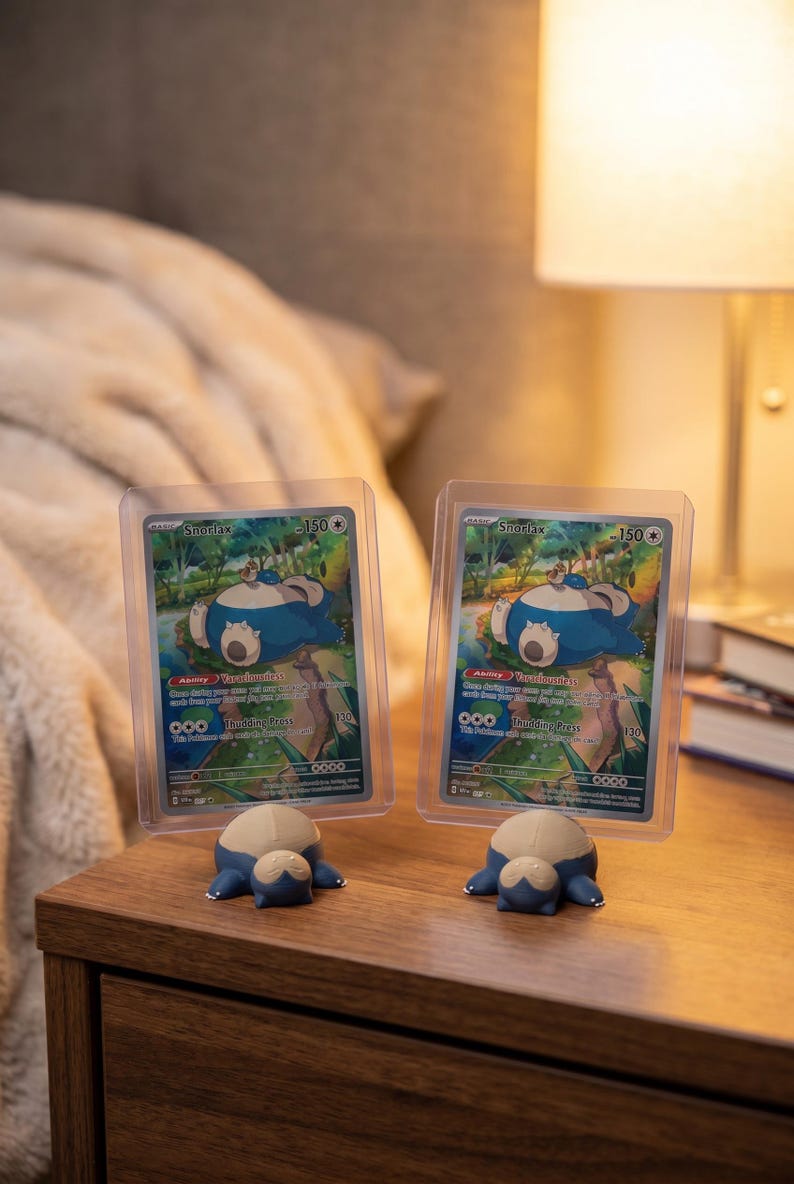 Snorlax Trading Card Display Stand product photograph