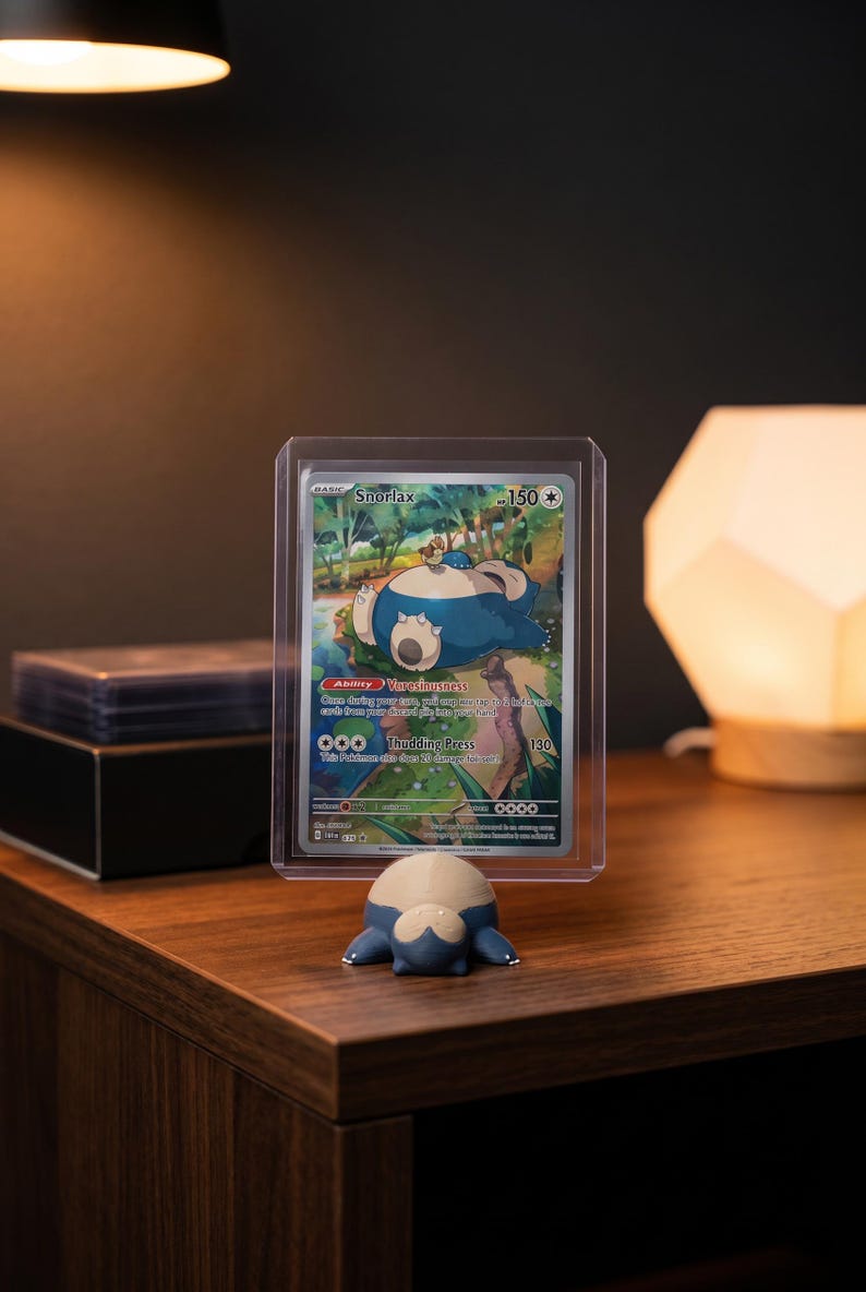 Snorlax Trading Card Display Stand product photograph