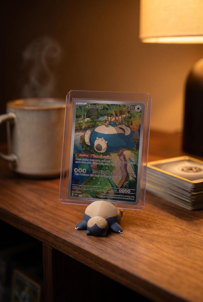 Snorlax Trading Card Display Stand product photograph