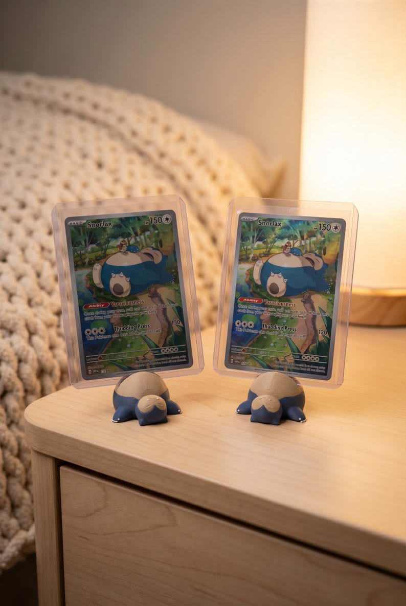 Snorlax Trading Card Display Stand product photograph