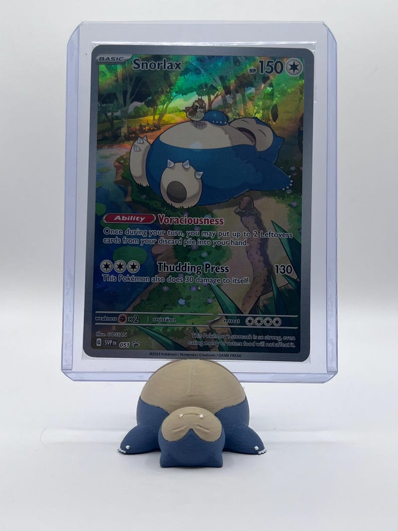 Snorlax Trading Card Display Stand product photograph