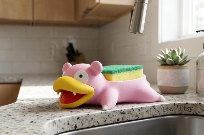 3D Printed Character Soap Saver
