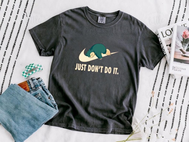 Snorlax Just Don’t Do It shirt product view 2