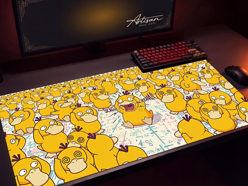 Psyduck Water-Type Desk Mat product photograph